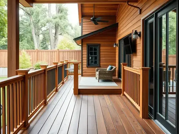 Deck staining project