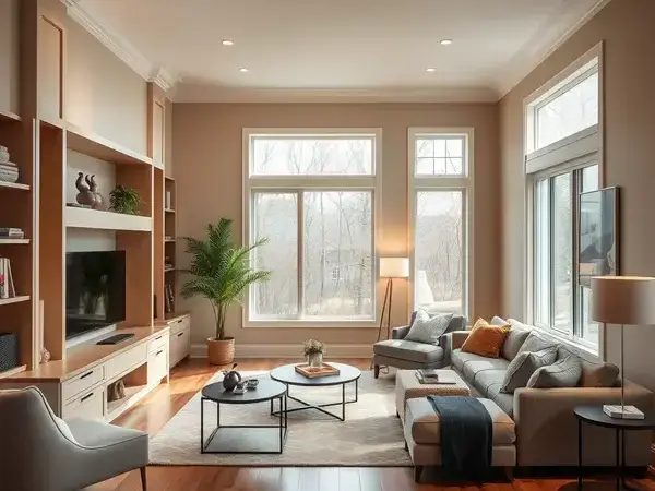 Living room transformation